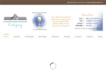 Tablet Screenshot of lewisgintercatering.com